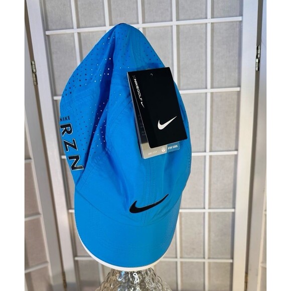 Nike RZN VRS Golf Hat Blue OSFM Adjustable Breathable Swoosh Logo Polyester New - Picture 1 of 10